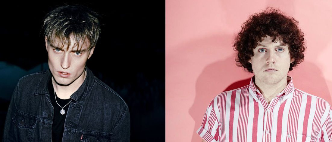 Zwei Britpop-Künstler: Links Sam Fender, rechts Joseph Mount von Metronomy