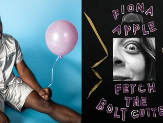 Links das Cover von Nnamdis Album "Brat", rechts das von Fiona Apples "Fetch the Bolt Cutters"